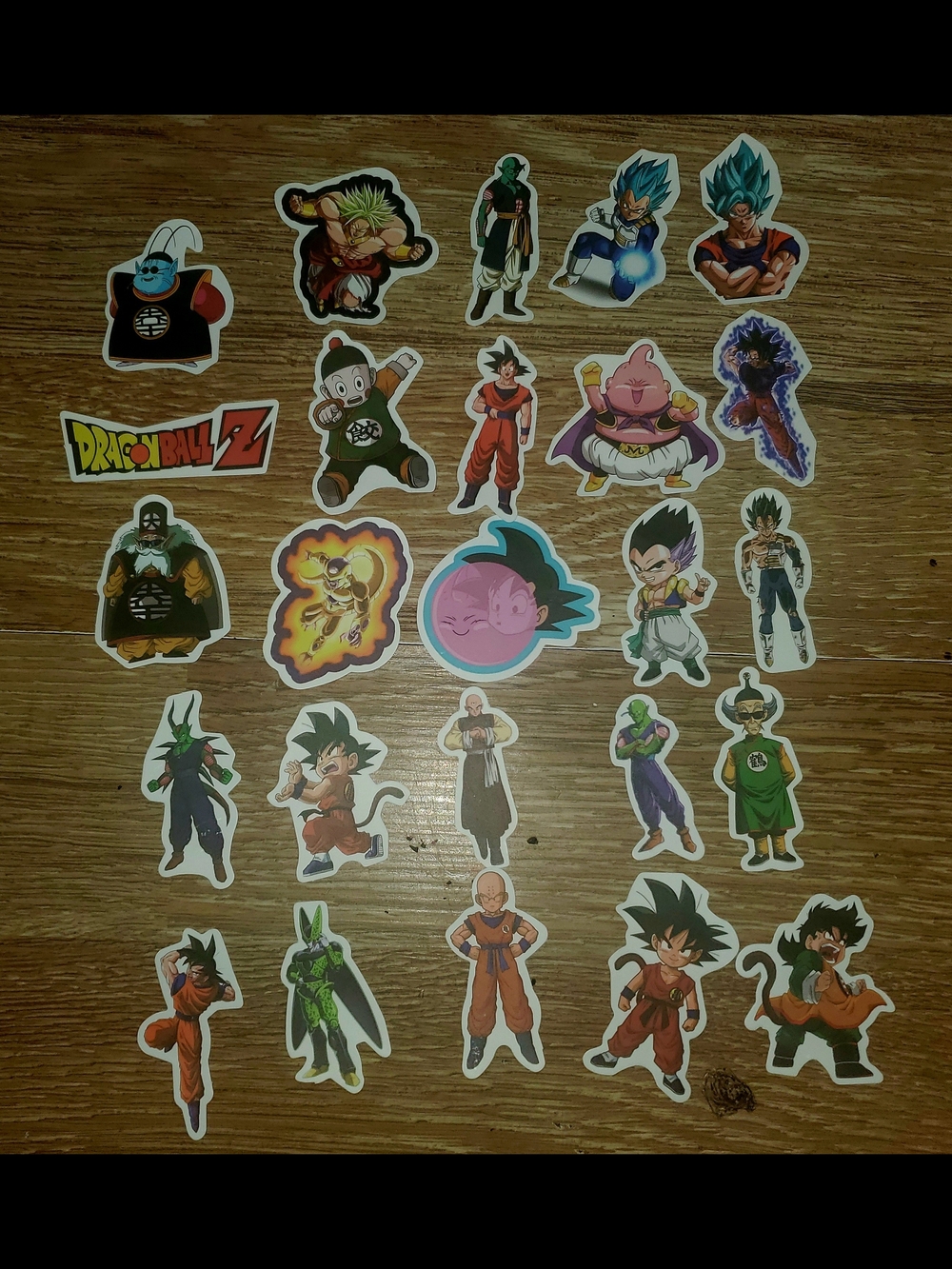 25 Dragon Ball Z Sticker Pack – Colorful Assortment